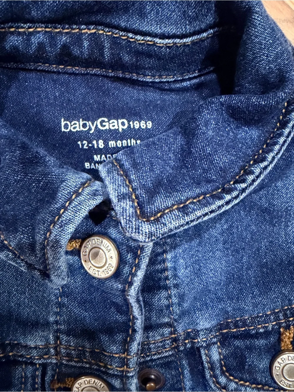 Gap baby girl denim jacket